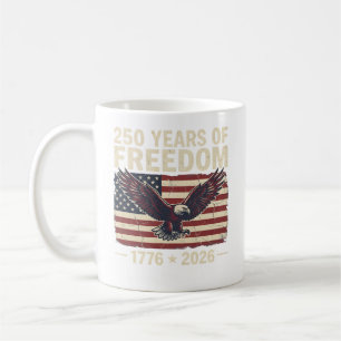 250 Jahre American Flag Anniversary Tasse USA 250.