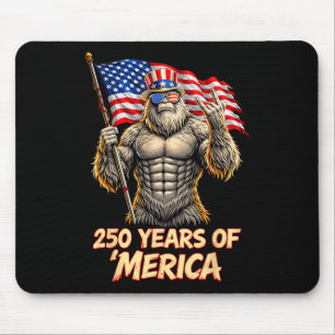 250 Jahre Amerika 1776 2026 250. 4. Juli Groß Mousepad