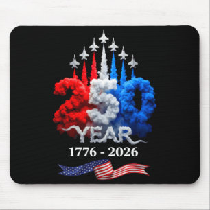 250 Jahre Amerika 1776 2026 250. Geburtstag 4. Jul Mousepad