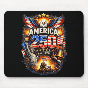 250 Jahre Amerika 1776 2026 250. Geburtstag der US Mousepad