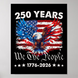 250 Jahre Amerika 1776 2026 250. Geburtstag der US Poster