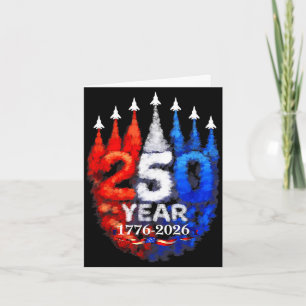 250 Jahre Amerika 1776 2026 250. Geburtstag USA 4t Karte