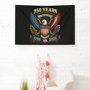 250 Jahre Amerika 1776 2026 250. Jubiläum Banner