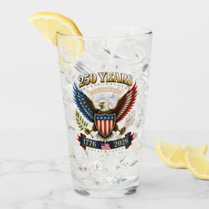 250 Jahre Amerika 1776 2026 250. Jubiläum Glas