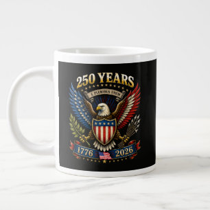 250 Jahre Amerika 1776 2026 250. Jubiläum Jumbo-Tasse