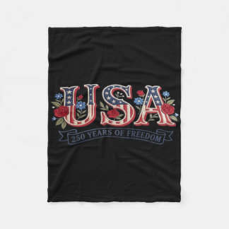 250 Jahre Amerika 1776 2026 250. Usa Geburtstag 4t Fleecedecke