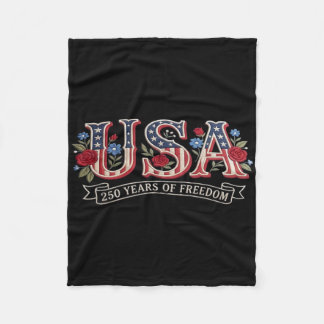 250 Jahre Amerika 1776 2026 250. Usa Geburtstag 4t Fleecedecke