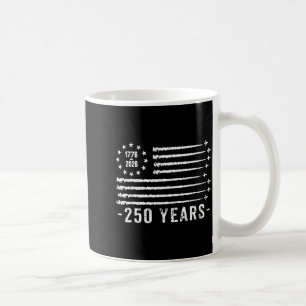 250 Jahre Amerika 1776 2026 250. USA Geburtstag Kaffeetasse