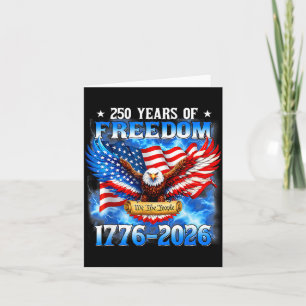 250 Jahre Amerika 1776 2026 250. USA Geburtstag Karte