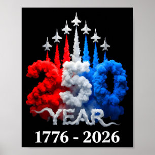 250 Jahre Amerika 1776 2026 250. USA Geburtstag Poster