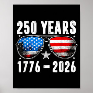 250 Jahre Amerika 1776 2026 250. USA Geburtstag Poster