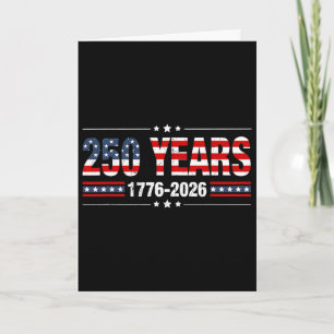 250 Jahre Amerika 1776 2026 250. USA Männer Fraue Karte