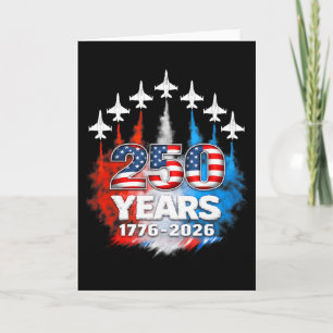 250 Jahre Amerika 1776 2026 250. USA Patriotisch 4 Karte