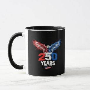 250 Jahre Amerika 1776 2026 250. USA Patriotisch Tasse