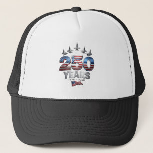 250 Jahre Amerika 1776 2026 250. USA Patriotisch  Truckerkappe