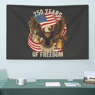 250 Jahre Amerika 1776-2026 Banner