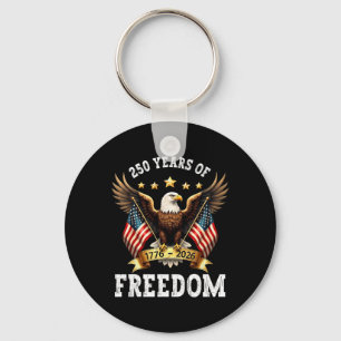 250 Jahre Amerika 1776 2026 Patriotisch 250. Gebur Schlüsselanhänger