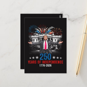 250 Jahre Amerika 1776 2026  Postkarte