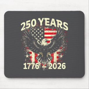 250 Jahre Amerika 1776 2026 Vintage Wir das Volk Mousepad