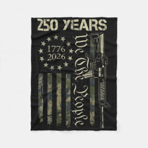 250 Jahre Amerika 1776-2026 We The People 250. USA Fleecedecke