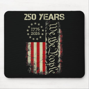 250 Jahre Amerika 1776 2026 We The People Flagge U Mousepad