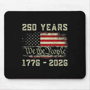 250 Jahre Amerika 1776-2026 We The People Usa-Flag Mousepad