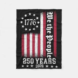 250 Jahre Amerika 250. Jubiläum 1776-2026 4. Fleecedecke