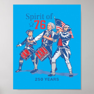 250 Jahre Amerika 250. Jubiläum 1776-2026 4. Poster