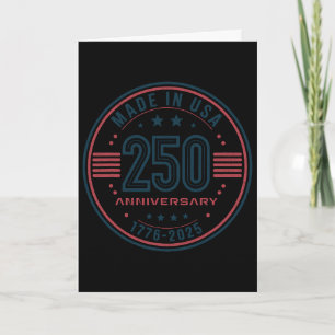250 Jahre Amerika 250. Jubiläum 1776 2026 USA 4 Karte