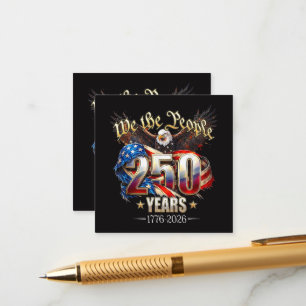 250 Jahre Amerika 250. Jubiläum 4. Juli Begleitkarte