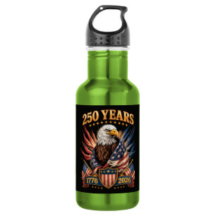 250 Jahre Amerika 250. Jubiläum USA Patriotisch Edelstahlflasche