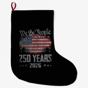 250 Jahre Amerika 250. Jubiläum USA Patriotisch Großer Weihnachtsstrumpf