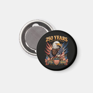 250 Jahre Amerika 250. Jubiläum USA Patriotisch Magnet