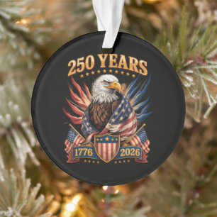 250 Jahre Amerika 250. Jubiläum USA Patriotisch Ornament
