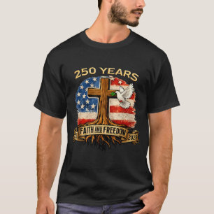 250 Jahre Amerika 250. Jubiläum USA US-Flagge 4 T-Shirt