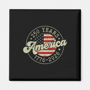 250 Jahre Amerika-Flagge der USA zum 250. Jubiläum Magnet
