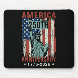 250 Jahre Amerika Jahrestag 4. Juli unabhängig Mousepad
