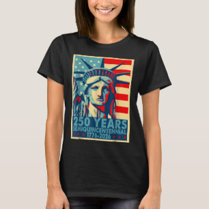 250 Jahre Amerika Jahrestag 4. Juli unabhängig T-Shirt