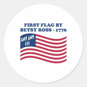 250 Jahre Amerika Jahrestag 4. Juli Vintage Wom Runder Aufkleber