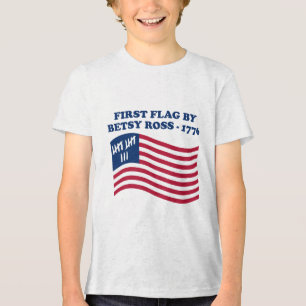 250 Jahre Amerika Jahrestag 4. Juli Vintage Wom Tri-Blend Shirt