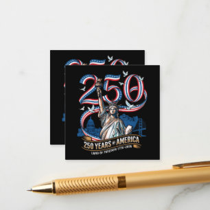 250 Jahre Amerika-Jubiläum 1776 2026 Begleitkarte