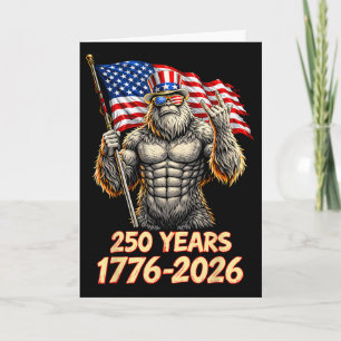 250 Jahre Amerika-Jubiläum 1776 2026 Bigfoot 4t Karte