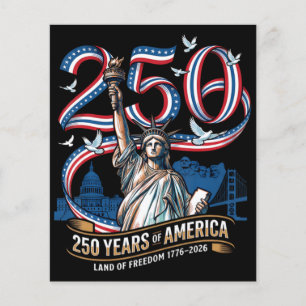 250 Jahre Amerika-Jubiläum 1776 2026 Flyer