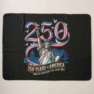 250 Jahre Amerika-Jubiläum 1776 2026 Sherpadecke