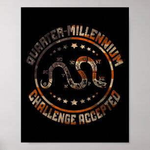 250 Jahre Amerika-Jubiläum 1776-2026 Unabhängig Poster