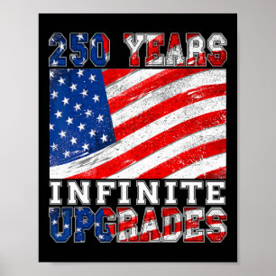 250 Jahre Amerika-Jubiläum 1776-2026 Unabhängigkei Poster