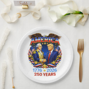 250 Jahre Amerika Jubiläum 250. Pappteller