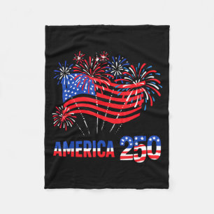250 Jahre Amerika-Jubiläum 250. Unabhängigkeit25 Fleecedecke