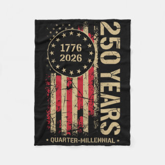 250 Jahre Amerika-Jubiläum 250. Unabhängigkeit D Fleecedecke