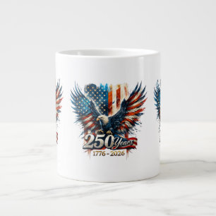 250 Jahre Amerika-Jubiläum 250. Unabhängigkeit D Jumbo-Tasse